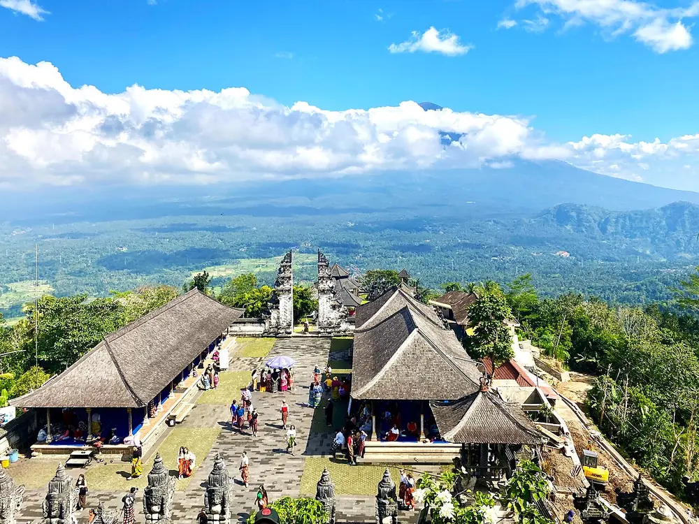 The Gates of Heaven framed by Agung — Pura Lempuyang, While you're in Lipah Amed
