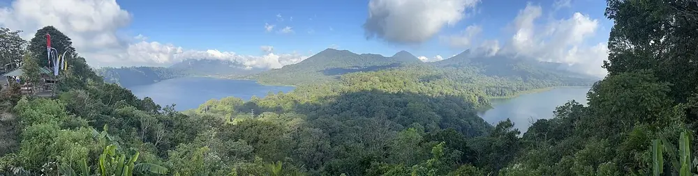 Stop at the Wanagiri viewpoint, killer photos — Twin Lakes (Buyan & Tamblingan), While you're in Munduk