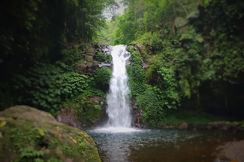 Twin falls with natural pools — Air Terjun Sing Sing, While you're in Temukus